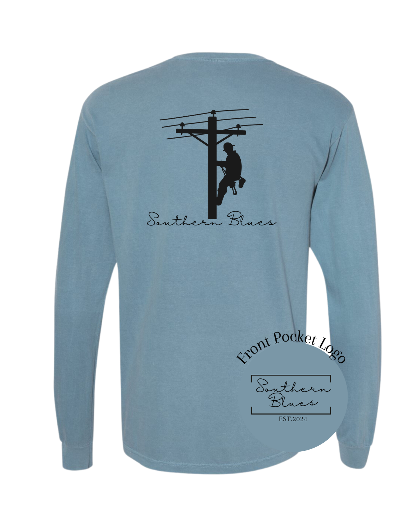 Lineman-Long Sleeve Pocket Tee