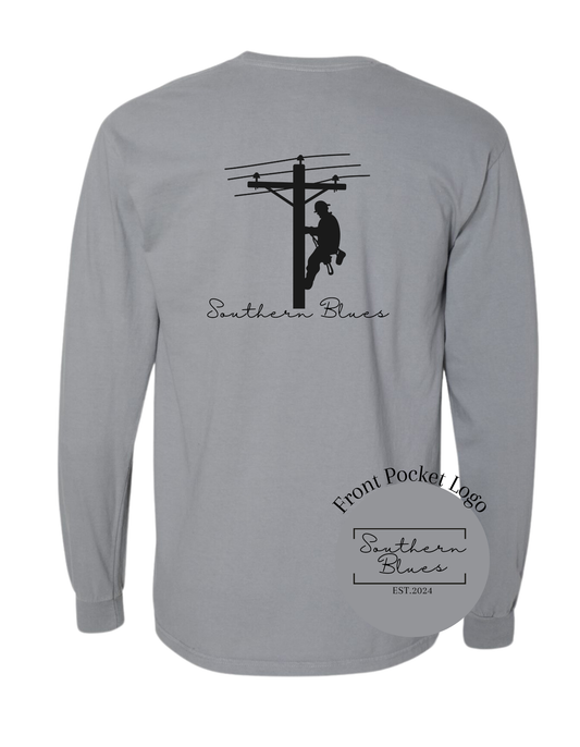 Lineman-Long Sleeve Pocket Tee