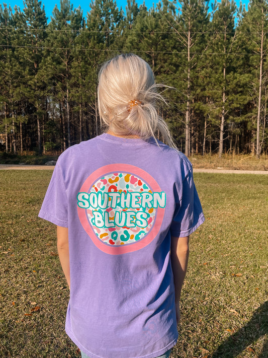 Summer Cheetah Southern Blues Tee