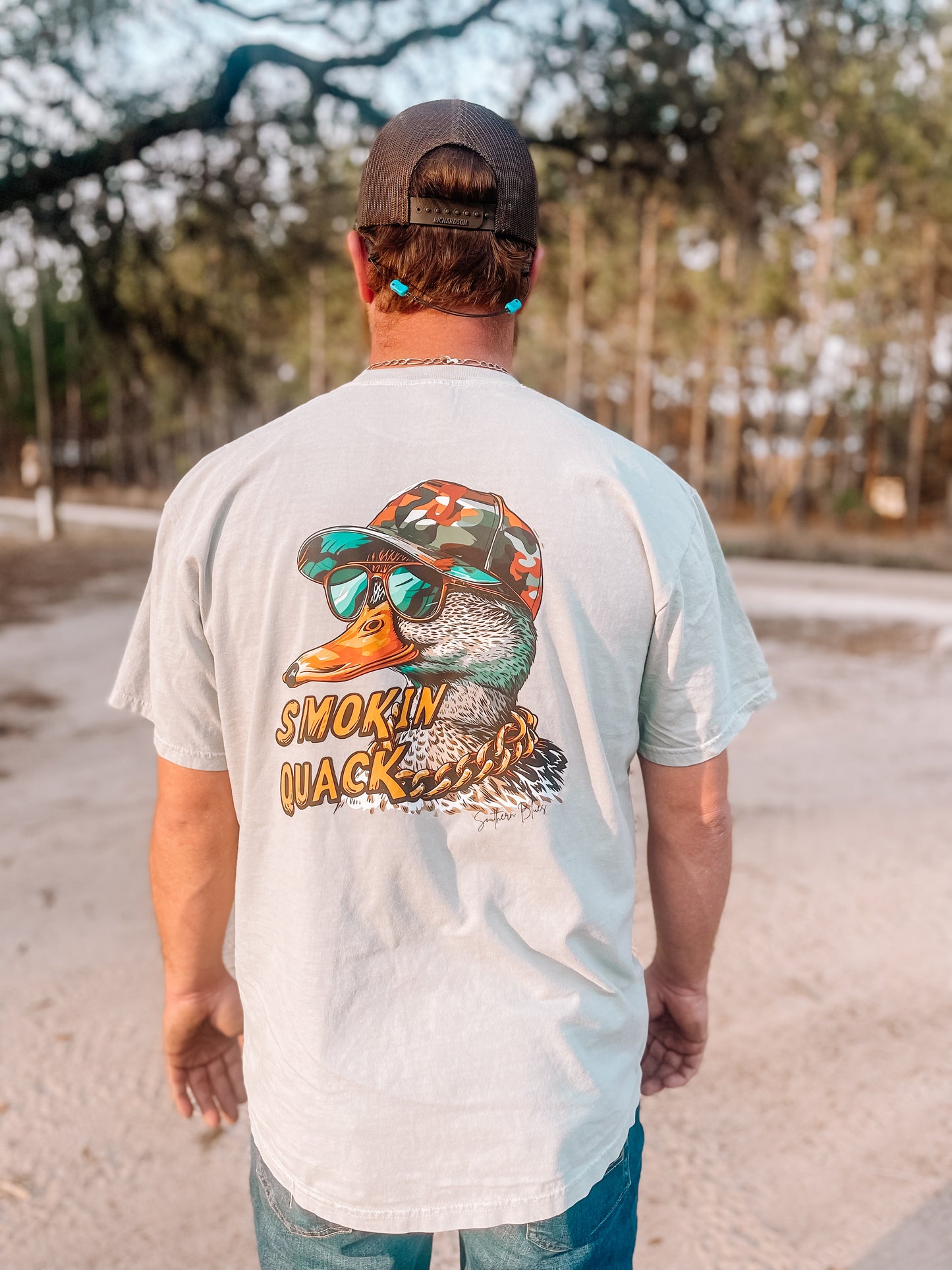 Smokin Quack-Short Sleeve Pocket Tee